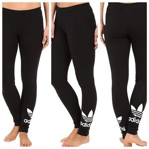 Adidas Trefoil Leggings Black Cotton